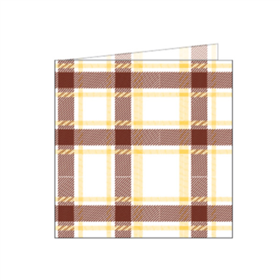 SERVIETTES 'LIKE LINEN - SCOTTISH' 70 G/M2 40x40 CM MARRON SPUNLACE (600 UNITÉ)