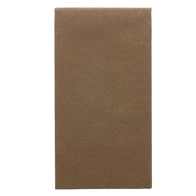 SERVIETTES PLIAGE 1/8  55 G/M2 40x40 CM CHOCOLAT AIRLAID (750 UNITÉ)