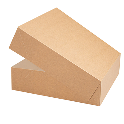 BOÎTES PATISSERIES SANS FENÊTRE 'THEPACK' 240 G/M2 30x30x8 CM NATUREL CARTON ONDULÉ NANO-MICRO (100 UNITÉ) – Image 4