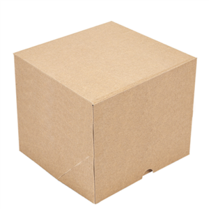 BOÎTES PATISSERIES HAUTES SANS FENÊTRE 'THEPACK' 320 G/M2 35,6x35,6x30,5 CM NATUREL CARTON ONDULÉ MICROCANAL (30 UNITÉ)