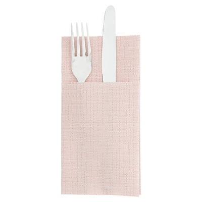SERVIETTES KANGOUROU 'DRY COTTON' 55 G/M2 40x40 CM TERRACOTE AIRLAID (700 UNITÉ)