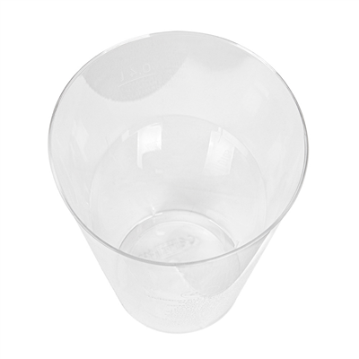 VERRES INJECTÉS 400 ML Ø 8,5/6x13 CM TRANSPARENT PS (500 UNITÉ) – Image 3