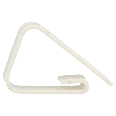 PINCES POUR FIXATION NAPPES  5x3,5x1 CM BLANC PP (100 UNITÉ) – Image 2