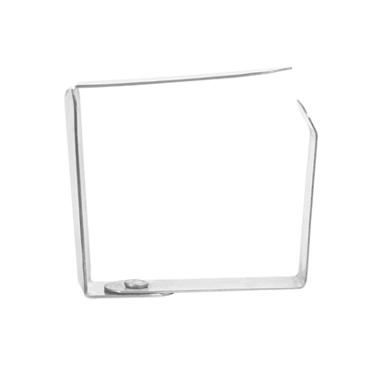 PINCES POUR FIXATION NAPPES  4,7x4x1,2 CM METAL ACIER (144 UNITÉ) – Image 2