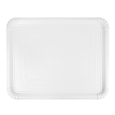 PLATEAUX PÂTISSERIE - MOYENS  1270 G/M2 40x50 CM BLANC CARTON (25 UNITÉ) – Image 2