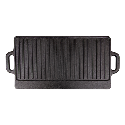 PLAQUE À GRILLER  50,5/42x23x1 CM NOIR FER (1 UNITÉ) – Image 2