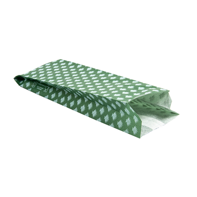 ÉTUIS POUR COUVERTS 'PARK AVENUE' 32 G/M2 7+4x26 CM VERT PRAIRIE CELLULOSE (500 UNITÉ) – Image 3