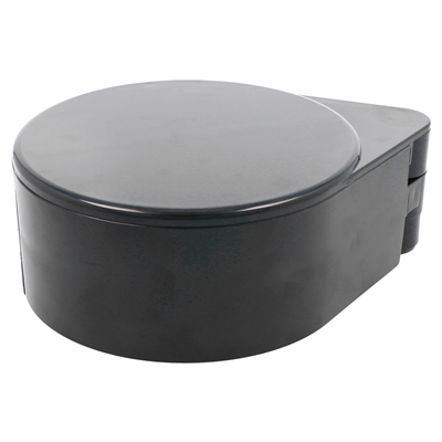 SUCREUR DE VERRES SUCRE & SEL  20x16x7,4 CM NOIR ABS (1 UNITÉ) – Image 2