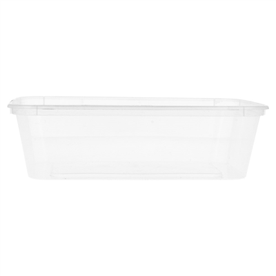 RÉCIPIENTS RECTANGULAIRES 650 ML 17,5x12x4,5 CM TRANSPARENT PP (500 UNITÉ) – Image 2