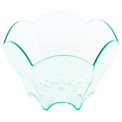 MISES EN BOUCHE TULIPE RÉUTILISABLES  Ø 6,3x4,4 CM VERT D'EAU PS (600 UNITÉ)