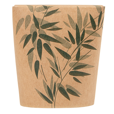 RÉCIPIENTS MULTIUSAGES MICRO-ONDABLES 'FEEL GREEN' 960 ML 275 + 25 PE G/M2 Ø9x10,8 CM MARRON CARTON (50 UNITÉ) – Image 3