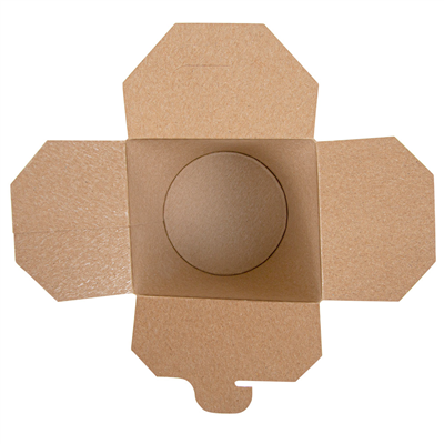 RÉCIPIENTS MULTIUSAGES MICRO-ONDABLES 'FEEL GREEN' 960 ML 275 + 25 PE G/M2 Ø9x10,8 CM MARRON CARTON (50 UNITÉ) – Image 5