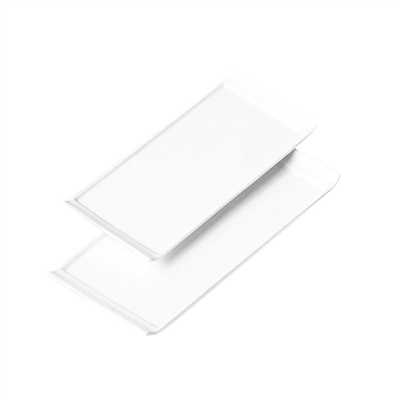 ASSIETTES RECTANGULAIRES  33x22,5x1,8 CM BLANC PORCELAINE (12 UNITÉ)