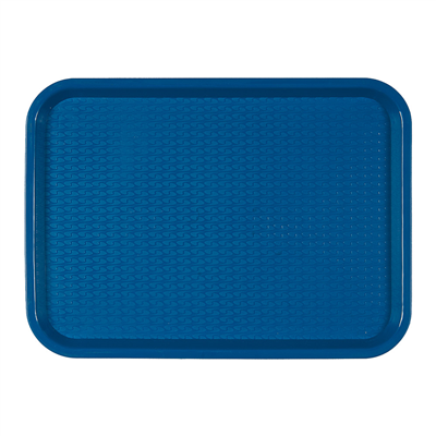 PLATEAU FAST FOOD  27,5x35,5 CM BLEU PP (1 UNITÉ)