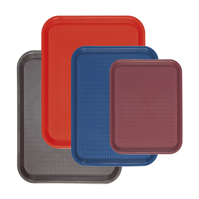 PLATEAU FAST FOOD  27,5x35,5 CM CHOCOLAT PP (1 UNITÉ) – Image 2
