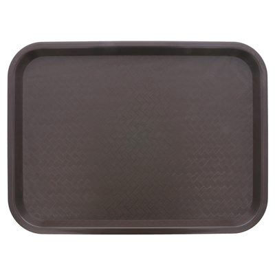 PLATEAU FAST FOOD  30,4x41,4 CM CHOCOLAT PP (1 UNITÉ) – Image 3
