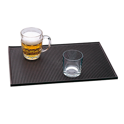 TAPIS AIRE SERVICE "RAIL MATE"  45,5x30,5 CM NOIR GOMME (1 UNITÉ)