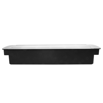 DISTRIBUTEUR À CONDIMENTS 6 COMPART.  49,5x15,7x9 CM NOIR PS (1 UNITÉ) – Image 2