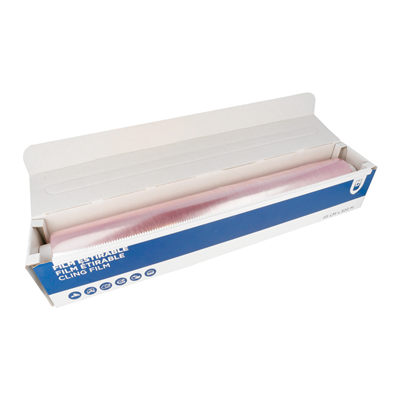 FILM ÉTIRABLE SOUS DISTRIBUTEUR  0,45x300 M TRANSPARENT PVC (6 UNITÉ) – Image 3