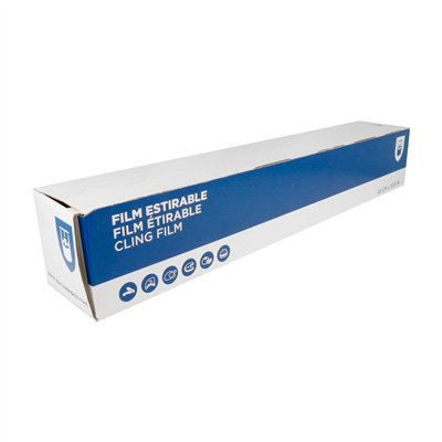 FILM ÉTIRABLE SOUS DISTRIBUTEUR  0,45x300 M TRANSPARENT PVC (6 UNITÉ) – Image 4