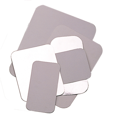 COUVERCLES POUR RÉFÉRENCE 135.73  24,8x17,9 CM BLANC CARTON + ALUMINIUM (400 UNITÉ)
