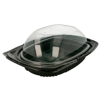 GRANDS RÉCIPIENTS POULET  22x16,5x11,2 CM NOIR PP (150 UNITÉ) – Image 2