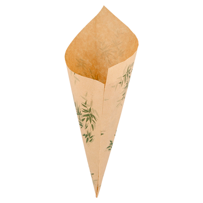 SACHETS EN POINTE PFAS FREE 'FEEL GREEN' 250 G 60 G/M2 29,5x21 CM NATUREL PARCH.INGRAISSABLE (2000 UNITÉ)