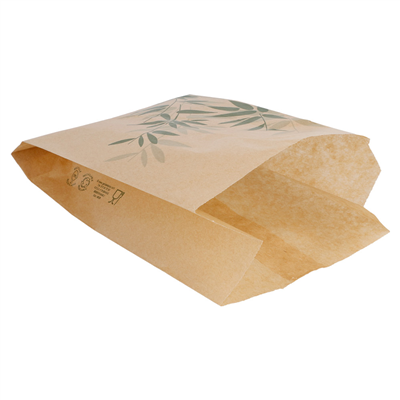 POCHETTES BURGER 'FEEL GREEN' 34 G/M2 12+7x18 CM NATUREL PARCH.INGRAISSABLE (500 UNITÉ) – Image 2