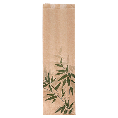 SACS BAGUETTTES PFAS FREE 'FEEL GREEN' 38 G/M2 9+4x30 CM NATUREL PARCH.INGRAISSABLE (500 UNITÉ)