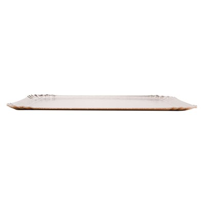 PLATEAUX "TRAITEUR" DEUX FACES  1100 G/M2 19x28 CM ARGENT/OR CARTON (100 UNITÉ) – Image 2