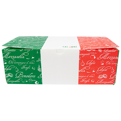 BOÎTES PIZZA CALZONE  330 G/M2 30x16x10 CM BLANC CARTON (100 UNITÉ) – Image 2