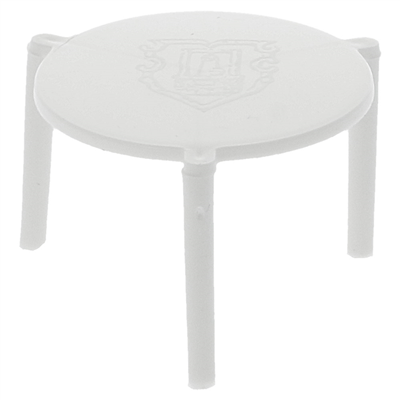 PETITES TABLES PIZZA  Ø 4,5x3 CM BLANC PP (2000 UNITÉ) – Image 2