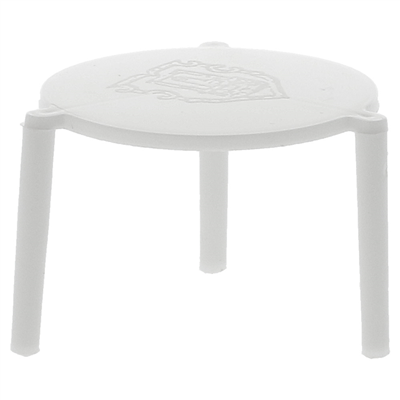 PETITES TABLES PIZZA  Ø 4,5x3 CM BLANC PP (2000 UNITÉ)