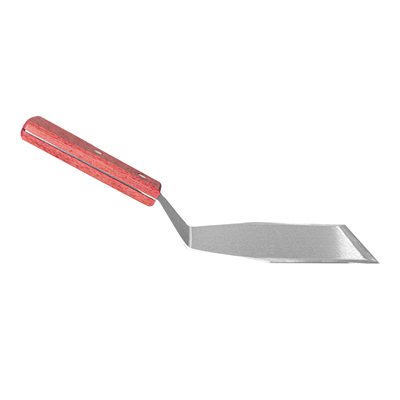 SPATULE POUR PIZZA & BURGER  20x12,5 CM ARGENTE INOX (1 UNITÉ) – Image 2