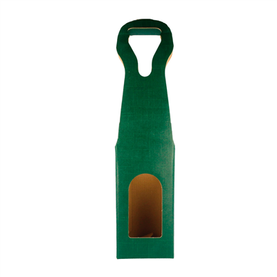 100 U. BOITE 1 BOUTEILLE  9x9x41 CM VERT CARTON (100 UNITÉ) – Image 2