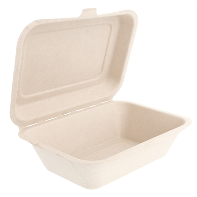 COQUILLES 'BIONIC' 600 ML 13,6x18,2x6,4 CM NATUREL BAGASSE (1000 UNITÉ) – Image 3