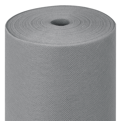 NAPPE PRÉ-DÉCOUPÉE 120 CM 'SPUNBOND' 60 G/M2 1,20x50,4 M GRIS PP (1 UNITÉ)