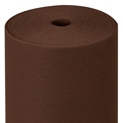 NAPPE PRÉ-DÉCOUPÉE 120 CM 'SPUNBOND' 60 G/M2 1,20x50,4 M CHOCOLAT PP (1 UNITÉ)