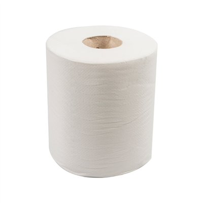 SERVIETTE "MAXI BARRIL" ECOLABEL 1 PLIES  22 G/M2 Ø 20x21,6 CM BLANC OUATE (6 UNITÉ) – Image 2