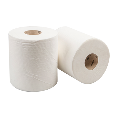 SERVIETTE "MAXI BARRIL" ECOLABEL 1 PLIES  22 G/M2 Ø 20x21,6 CM BLANC OUATE (6 UNITÉ)