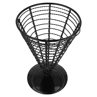 BASKET POUR 1 RÉCIPIENT  Ø 12,8x18 CM NOIR ACIER (1 UNITÉ) – Image 3