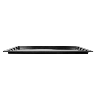 BACS GN 1/1  53 x 32,5 x 2 (h) CM NOIR MÉLAMINE (6 UNITÉ) – Image 2