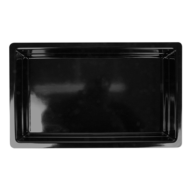 BACS GN 1/1  53 x 32 x 6,5 (h) CM NOIR MÉLAMINE (3 UNITÉ) – Image 3