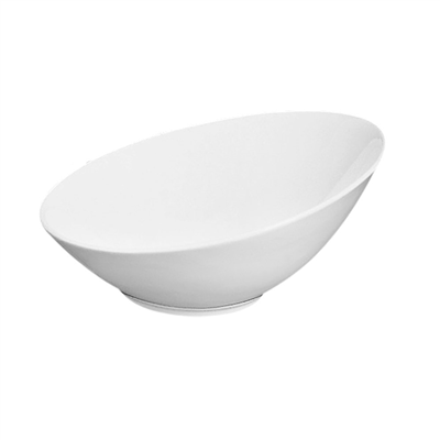 BOLS IRRÉGULIERS 700 ML Ø 21,3x10,3 CM BLANC PORCELAINE (2 UNITÉ)
