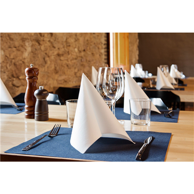 SETS DE TABLE 'SPUNBOND' 60 G/M2 30x40 CM BLEU MARINE PP (800 UNITÉ) – Image 3