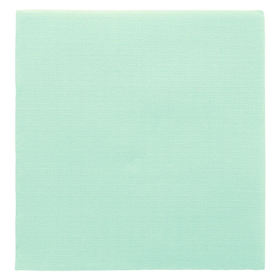 SERVIETTES ECOLABEL 'DOUBLE POINT' 18 G/M2 33x33 CM VERT D'EAU OUATE (1200 UNITÉ)