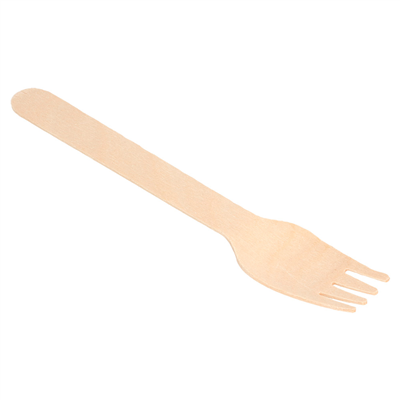 FOURCHETTES 'MAKAN'  15,5 CM NATUREL BOIS (100 UNITÉ) – Image 3