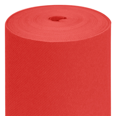 NAPPE EN ROULEAU  55 G/M2 1,20x50 M ROUGE AIRLAID (1 UNITÉ)
