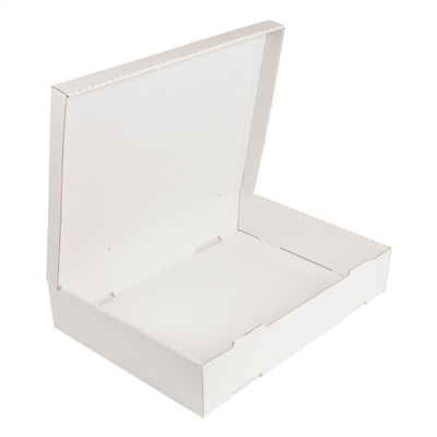 BOÎTES À PÂTES  348 G/M2 40x30x8 CM BLANC CARTON (50 UNITÉ) – Image 2