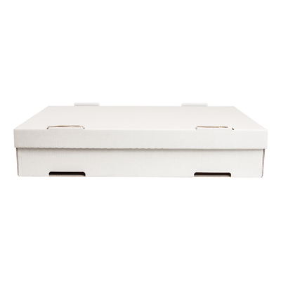 BOÎTES À PÂTES  348 G/M2 40x30x8 CM BLANC CARTON (50 UNITÉ) – Image 3